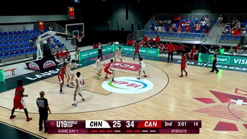 U19男篮世界杯-张博源20+5 朱正19分 中国惜败加拿大